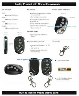 303MHZ 4 BUTTON COPY