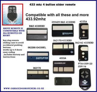 B&D CAD 606 COMPATIBLE KEY REMOTE